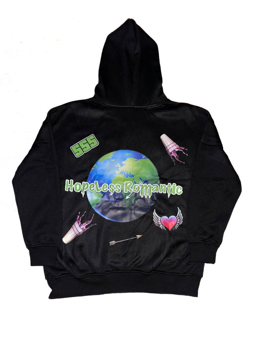 Wock Green HLR full-zip hoodie