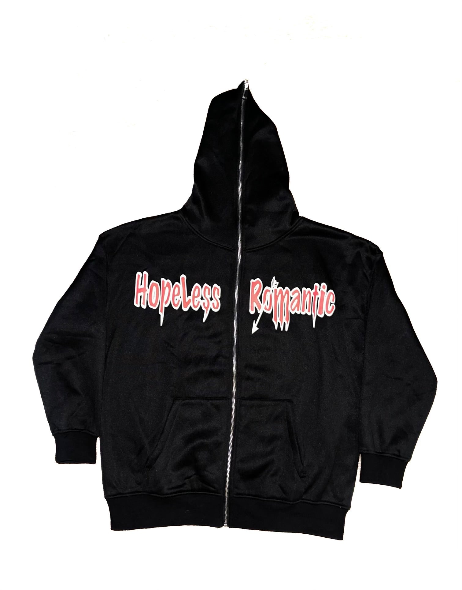 Cherry Red HLR full-zip hoodie – HopeLess Romantic Shop