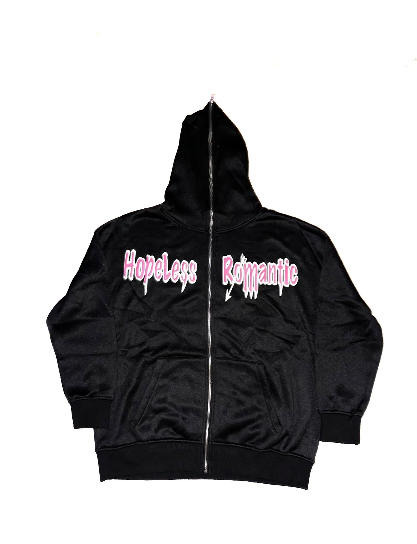 Pink HLR full-zip hoodie